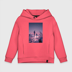 Толстовка оверсайз детская Для тебя Бессмертный Фуши, цвет: коралловый