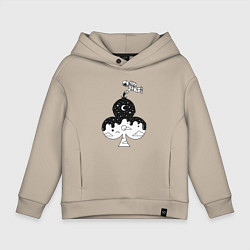 Детское худи оверсайз Космическая масть