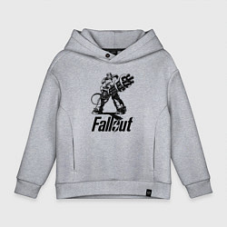 Детское худи оверсайз Фоллаут - силовая броня