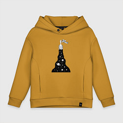 Детское худи оверсайз Художник космонавт