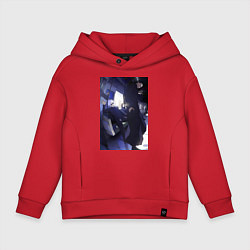 Детское худи оверсайз Магическая битва Сатору Годзё Сугуру Гэто