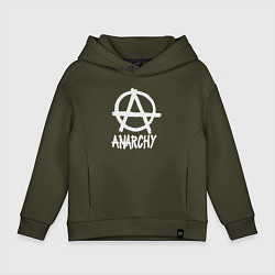 Детское худи оверсайз Символ анархизма