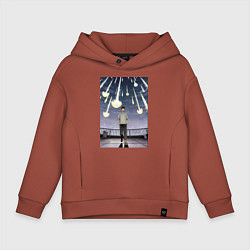 Детское худи оверсайз Кайдзю номер восемь Кафка Хибино звездопад