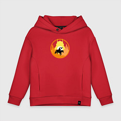 Детское худи оверсайз Планета обезьяно Ноа