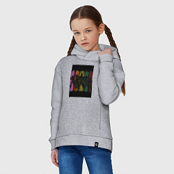 Толстовка оверсайз детская Моя геройская академия Всемогущий Отяко Урарака, цвет: меланж — фото 2