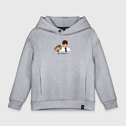 Детское худи оверсайз Not a bad day - the office