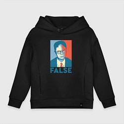 Детское худи оверсайз Dwight false - офис