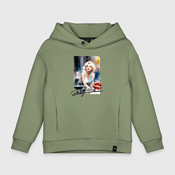 Детское худи оверсайз Мэрилин Монро - звезда