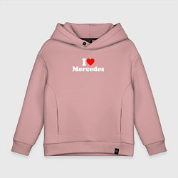 Детское худи оверсайз I love Mercedes