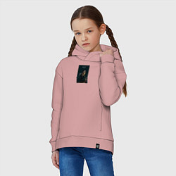 Толстовка оверсайз детская Suga Butter, цвет: пыльно-розовый — фото 2