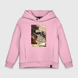 Детское худи оверсайз Музыка эстетика