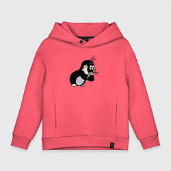 Детское худи оверсайз Чешский крот в шоке от происходящего