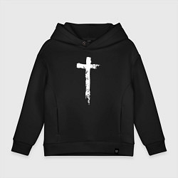 Детское худи оверсайз Стильный крест