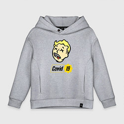 Детское худи оверсайз Vault boy - covid 19