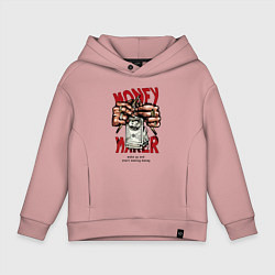 Детское худи оверсайз Money maker hands
