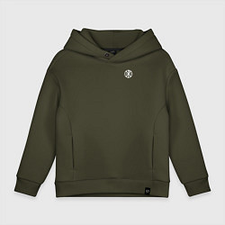 Детское худи оверсайз Когда была свободна Русь то три копейки стоил гусь