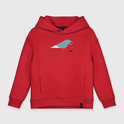 Детское худи оверсайз Голубь и семечки