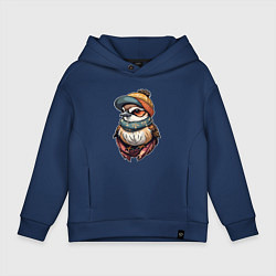 Детское худи оверсайз Модный воробей