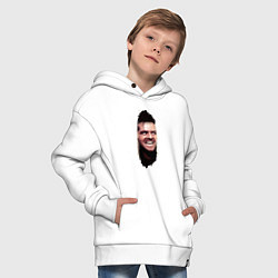 Толстовка оверсайз детская А вот и Джонни из фильма Сияние, цвет: белый — фото 2