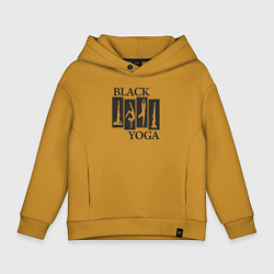 Детское худи оверсайз Yoga black