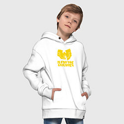 Толстовка оверсайз детская Wu-Tang для детей, цвет: белый — фото 2