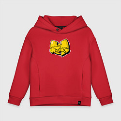 Толстовка оверсайз детская Wu-Tang bubble, цвет: красный