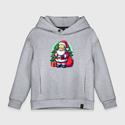 Детское худи оверсайз Santa Simpson - ai art