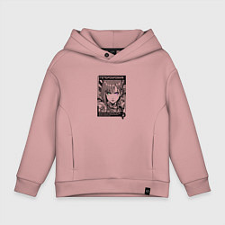 Детское худи оверсайз Девушка с гетерохромией