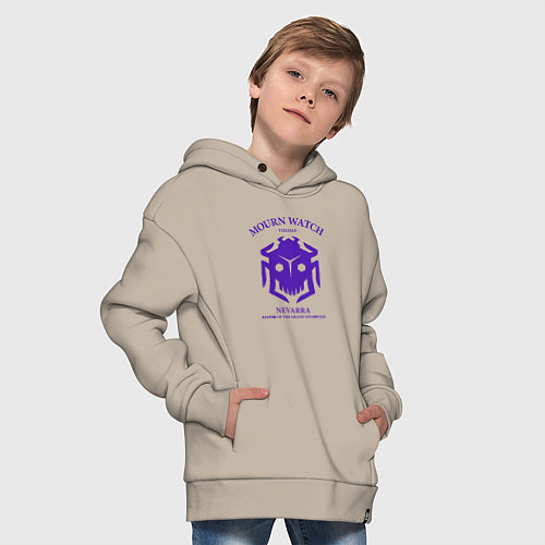 Детское худи оверсайз Mourn Watch Dragon Age / Миндальный – фото 4