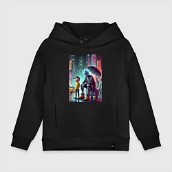 Детское худи оверсайз Rick and Morty are homeless people from New York
