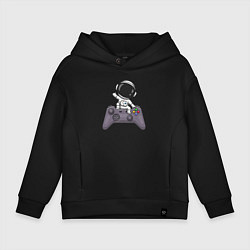 Детское худи оверсайз Космический привет геймерам