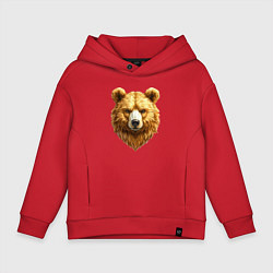 Детское худи оверсайз Золотой медведь