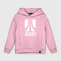 Детское худи оверсайз Atari logo white