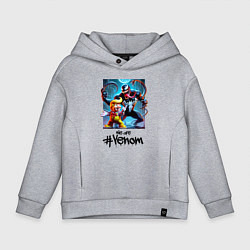 Детское худи оверсайз Donald Trump and Venom - meme