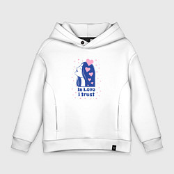 Детское худи оверсайз Верю в любовь