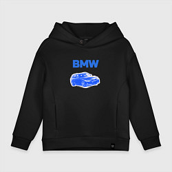 Детское худи оверсайз Blue bmw