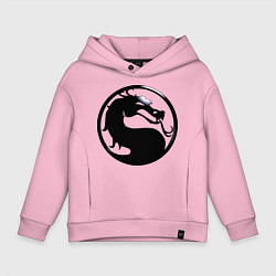 Детское худи оверсайз Смертельная битва - логотип