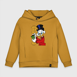 Детское худи оверсайз Duck tales - Scrooge bitcoin