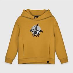 Детское худи оверсайз Индеец на коне