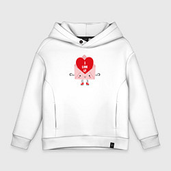 Детское худи оверсайз Письмо любви