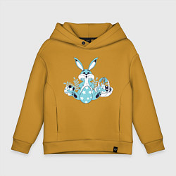 Детское худи оверсайз Милый пасхальный кролик