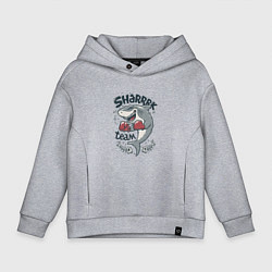 Детское худи оверсайз Shark team