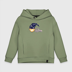 Детское худи оверсайз Кофейный космос