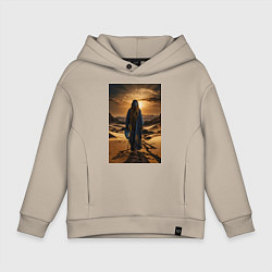 Детское худи оверсайз Человек в пустыне