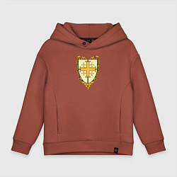 Детское худи оверсайз Герб рыцарей Иерусалима из Царства Небесного