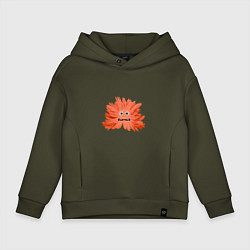 Детское худи оверсайз Рыжий пушистый монстрик