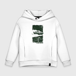 Детское худи оверсайз Спорткар в гранж стиле