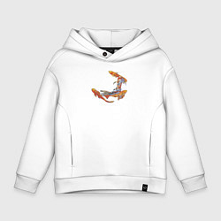 Детское худи оверсайз Карпы кои рыбы