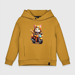 Детское худи оверсайз Мотокотик