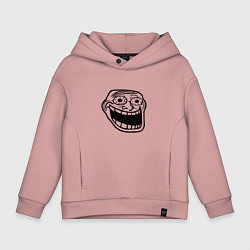 Детское худи оверсайз Омега тролл фейс мем